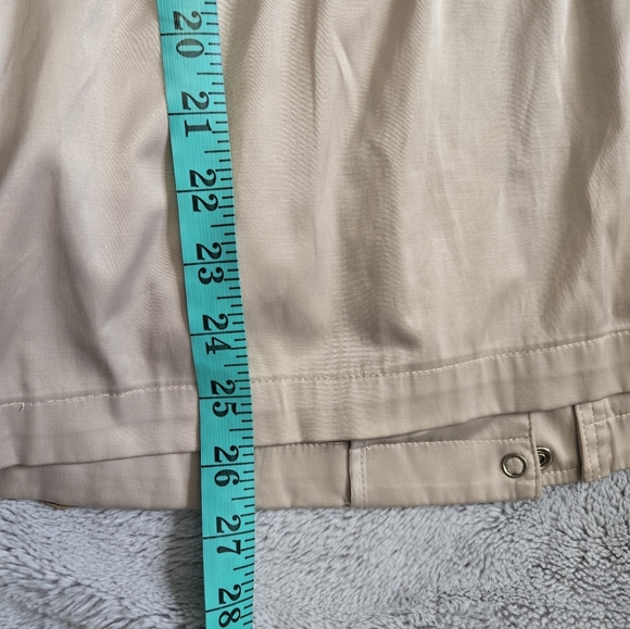 Carte Blanche Paris Muted Gold Lightweight Utility Jacket. Size Medium - Picture 14 of 16